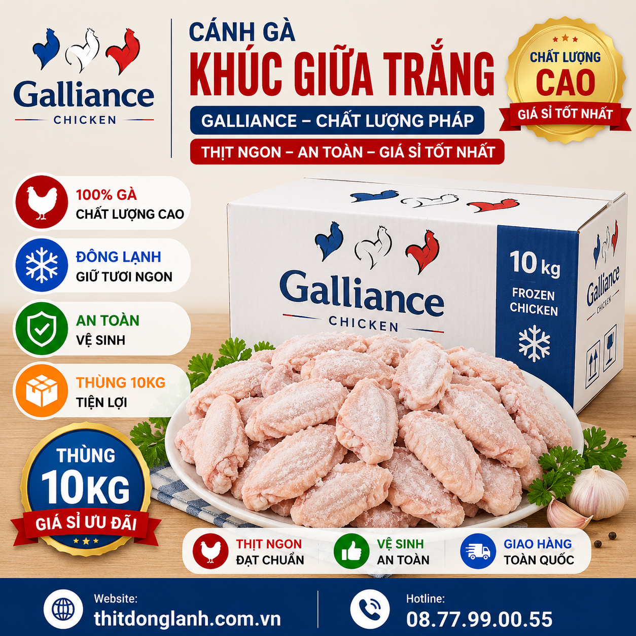 Tỏi Cánh Gà Imex Giá Sỉ